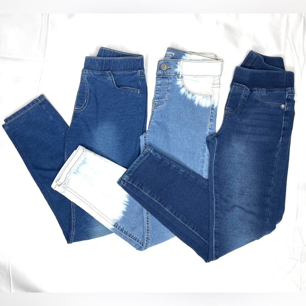 Girls Blue Jeggings: Arizona, Wonder Nation and Jumping Beans.
